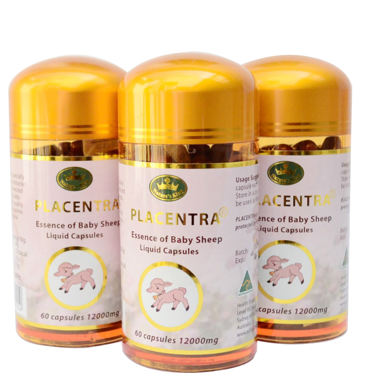 Nhau Thai Cừu Placentra Essence of baby sheep liquid Capsules
