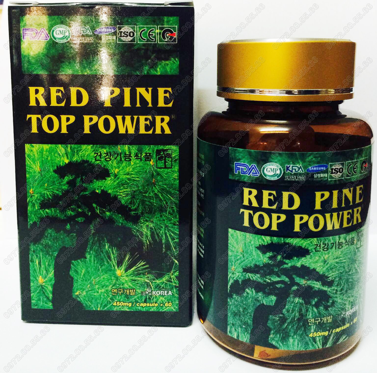 Viên Uống Tinh Dầu Thông Đỏ Hàn Quốc Red Pine Top Power