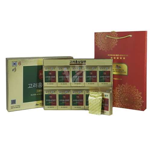 Sâm Lát Tẩm Mật Ong Hàn Quốc 20g x 10 Gói - Sliced Korean Red Ginseng