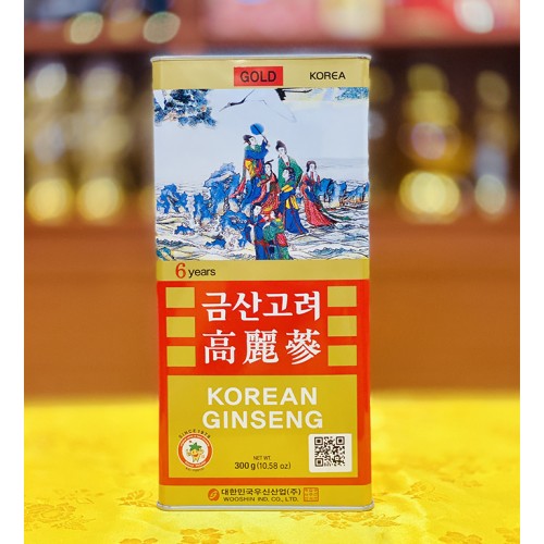 Hồng Sâm Củ Khô Wooshin - Korean Red Ginseng Hộp 300g