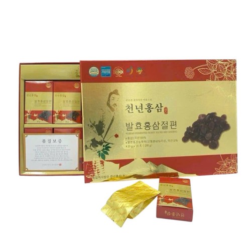 Hồng Sâm Lát Mỏng Tẩm Mật Ong Lên Men - Korean Fermented Honey Sliced Red Ginseng 200g