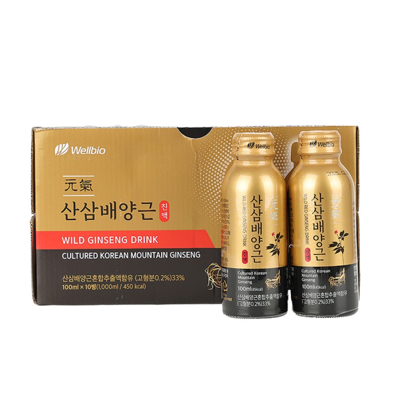 Nước Uống Sâm Núi Wild Ginseng Drink 100ml x 10 Chai