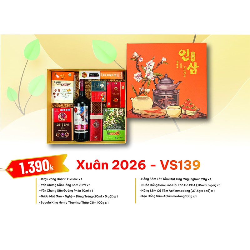 Quà Tặng Xuân 2026 - VS139 Quà Tặng Xuân 2026 - VS139
