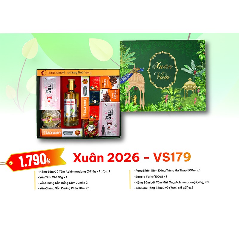 Quà Tặng Xuân 2026 - VS179 Quà Tặng Xuân 2026 - VS179