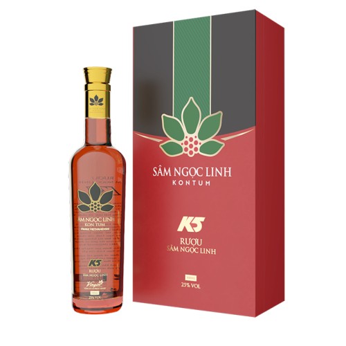 Rượu Sâm Ngọc Linh K5 Nhãn Xanh