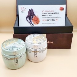 Chiết Xuất Hắc Sâm Đông Trùng Hạ Thảo - Achimmadang Cordyceps Militaris & Korea Black Ginseng 500g x 2 Lọ