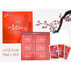 Nước Hồng Sâm Nguyên Chất 100% Bio Apgold - Korean Red Ginseng 100 70ml x 30 Gói