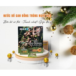 Thực Phẩm Bổ Sung Hovenia Dulcis Nghệ Vàng Đông Trùng Hạ Thảo 70ml x 30 Gói