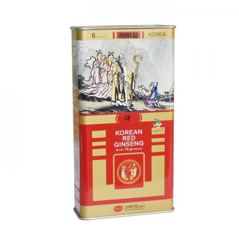 Hồng Sâm Củ Khô KGS - Kgs Korean Red Ginseng 75g