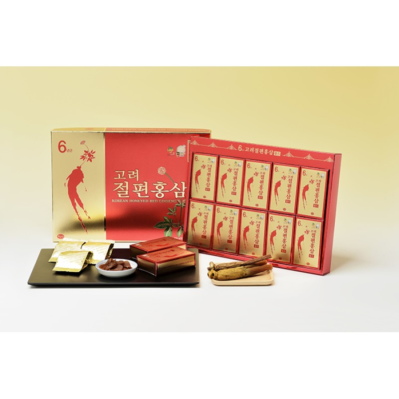 Hồng Sâm Lát Tẩm Mật Ong - Korean Honeyed Red Ginseng Slice Gold
